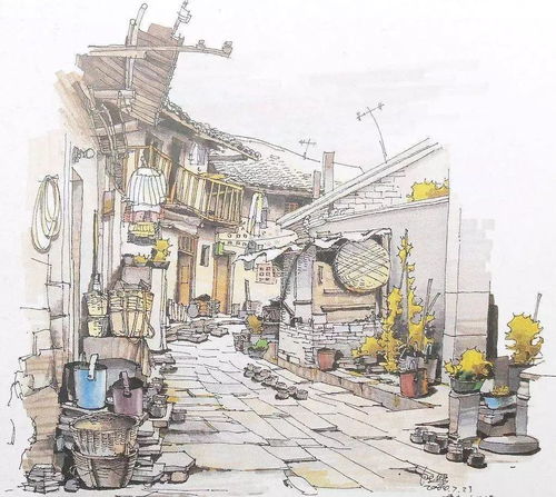 墨線之間 夏克梁風景建筑鋼筆畫的工藝美術設計之道